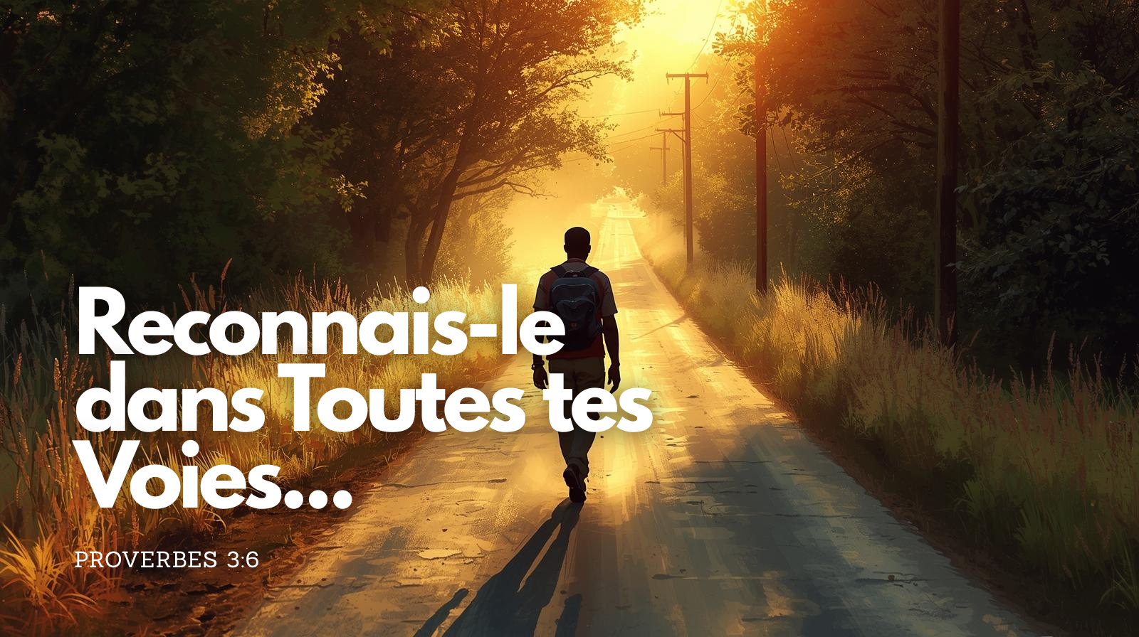 Reconnais-le dans toutes Tes Voies